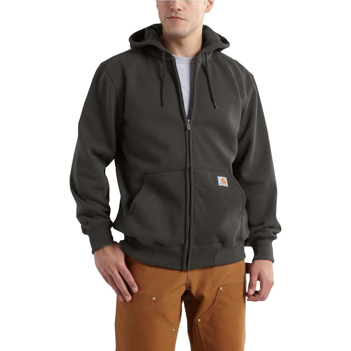 100614 - Rain Defender Loose Fit Heavyweight Front-Zip Sweatshirt