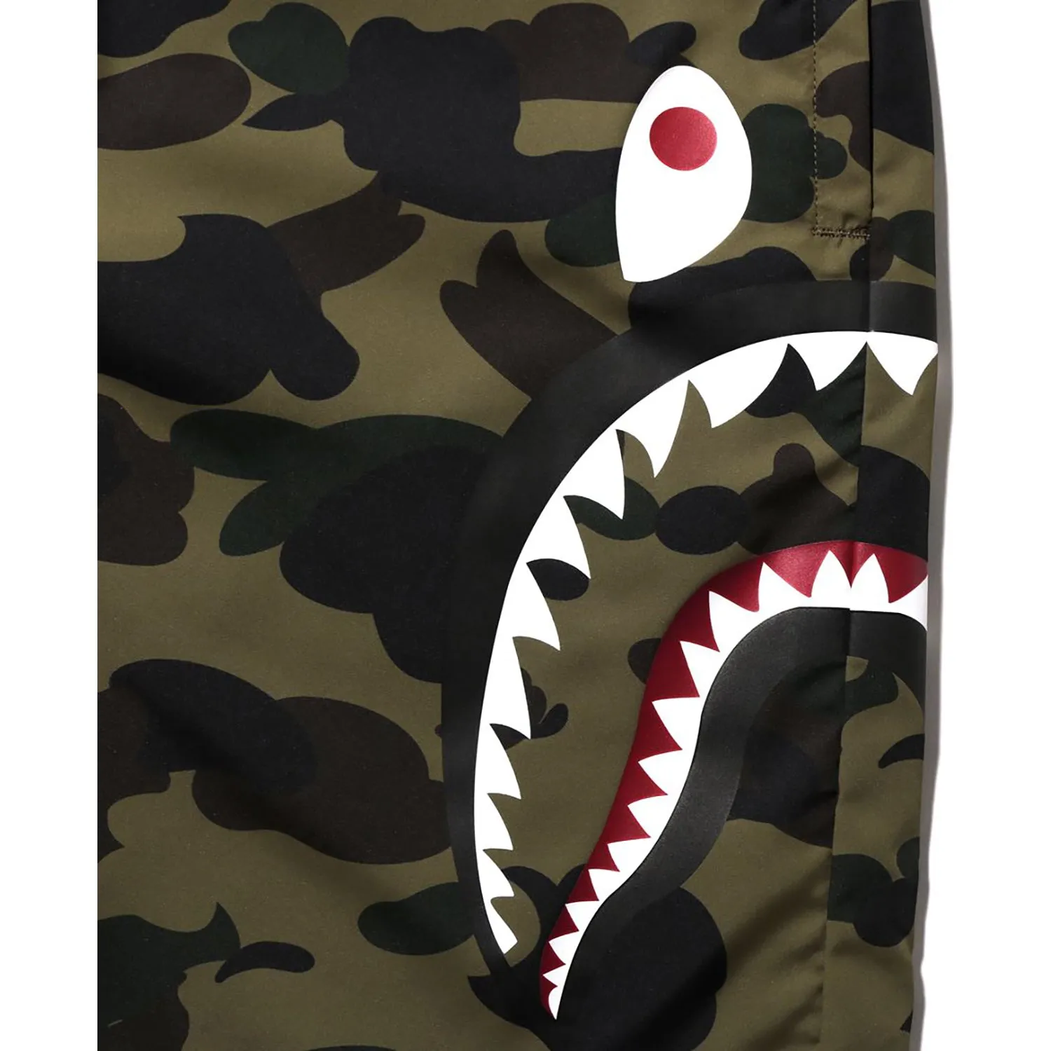 1ST CAMO SIDE SHARK BEACH SHORTS MENS