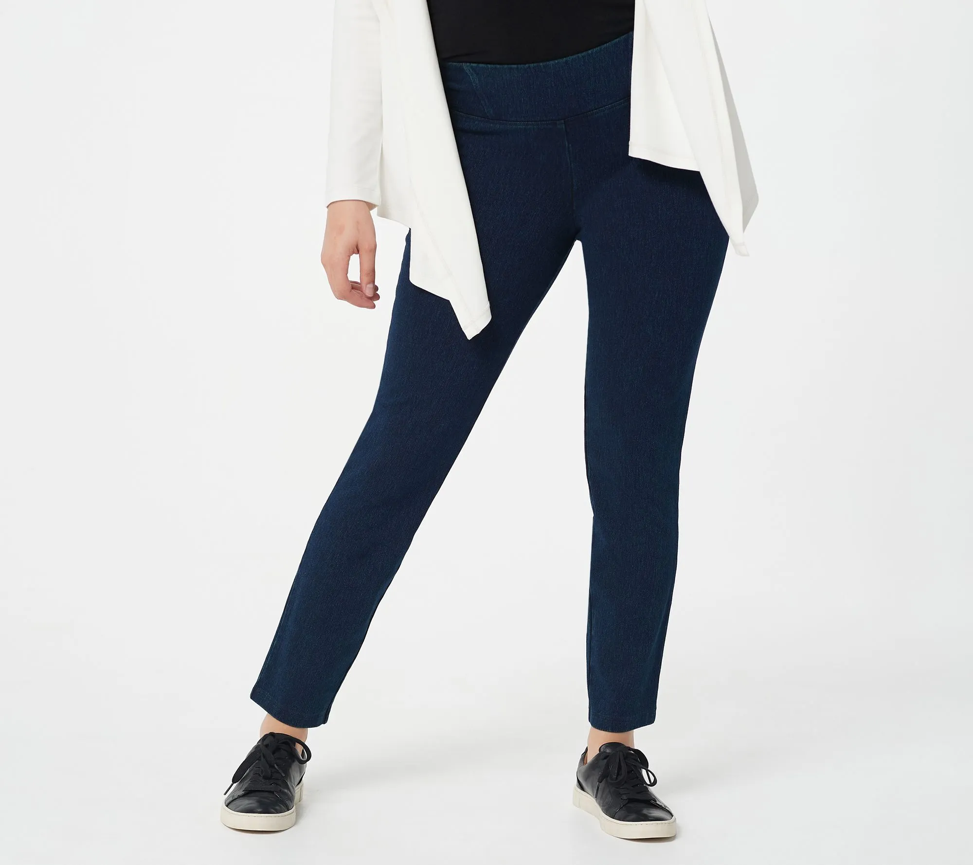 "As Is" Women with Control Regular Tummy Control Stretch Denim Pant