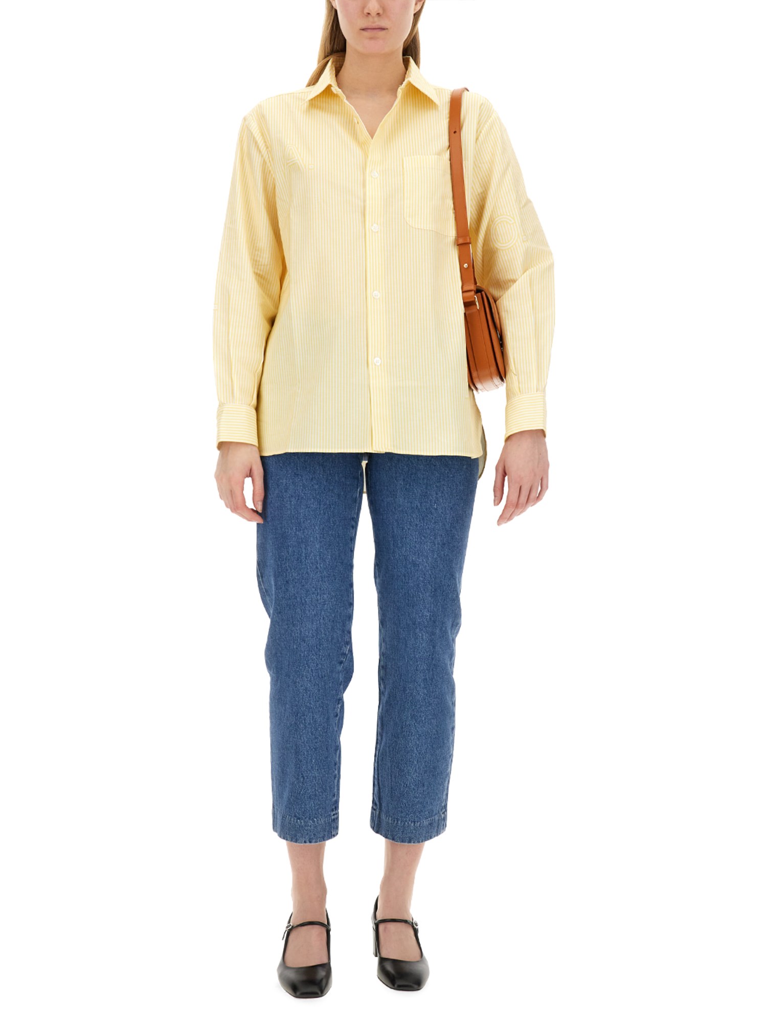 A.P.C.    COTTON POPLIN SELA SHIRT