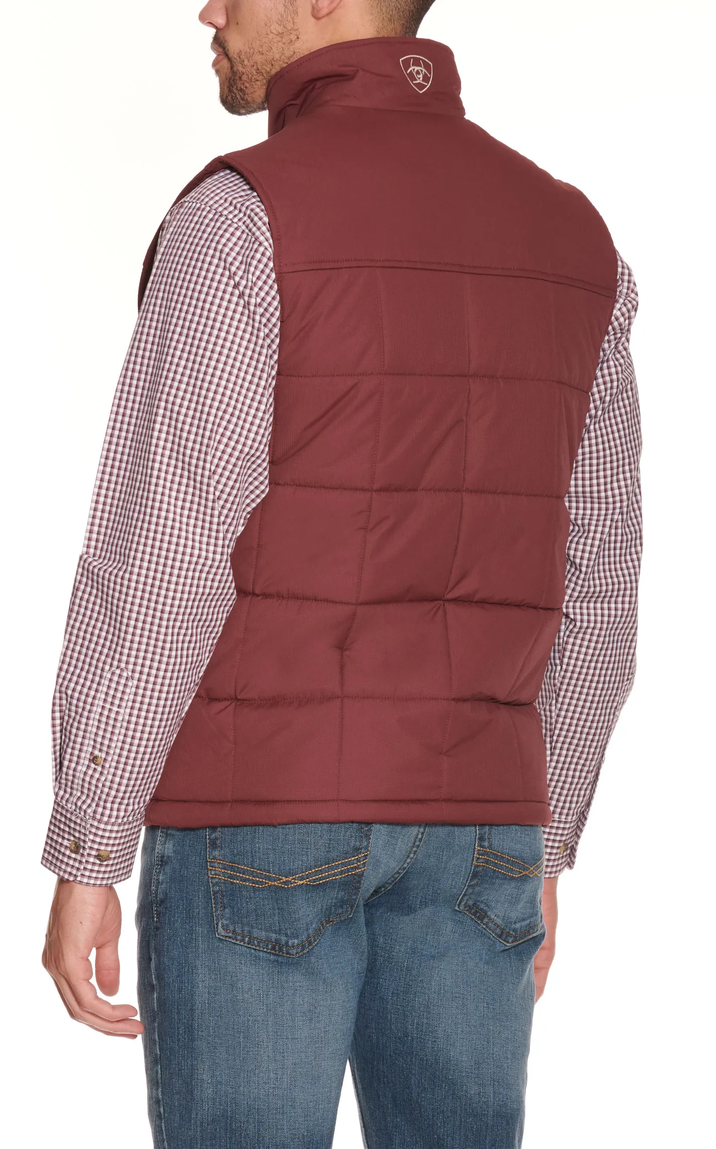 Ariat Men's Crius Red Mahogany Insulated Vest