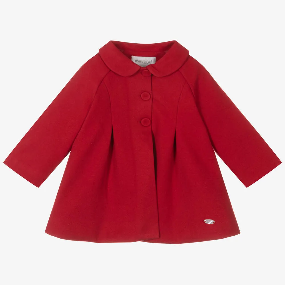 Baby Girls Red Coat