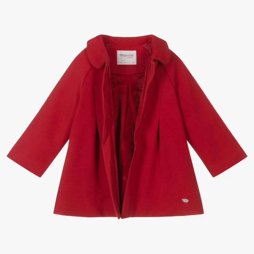 Baby Girls Red Coat