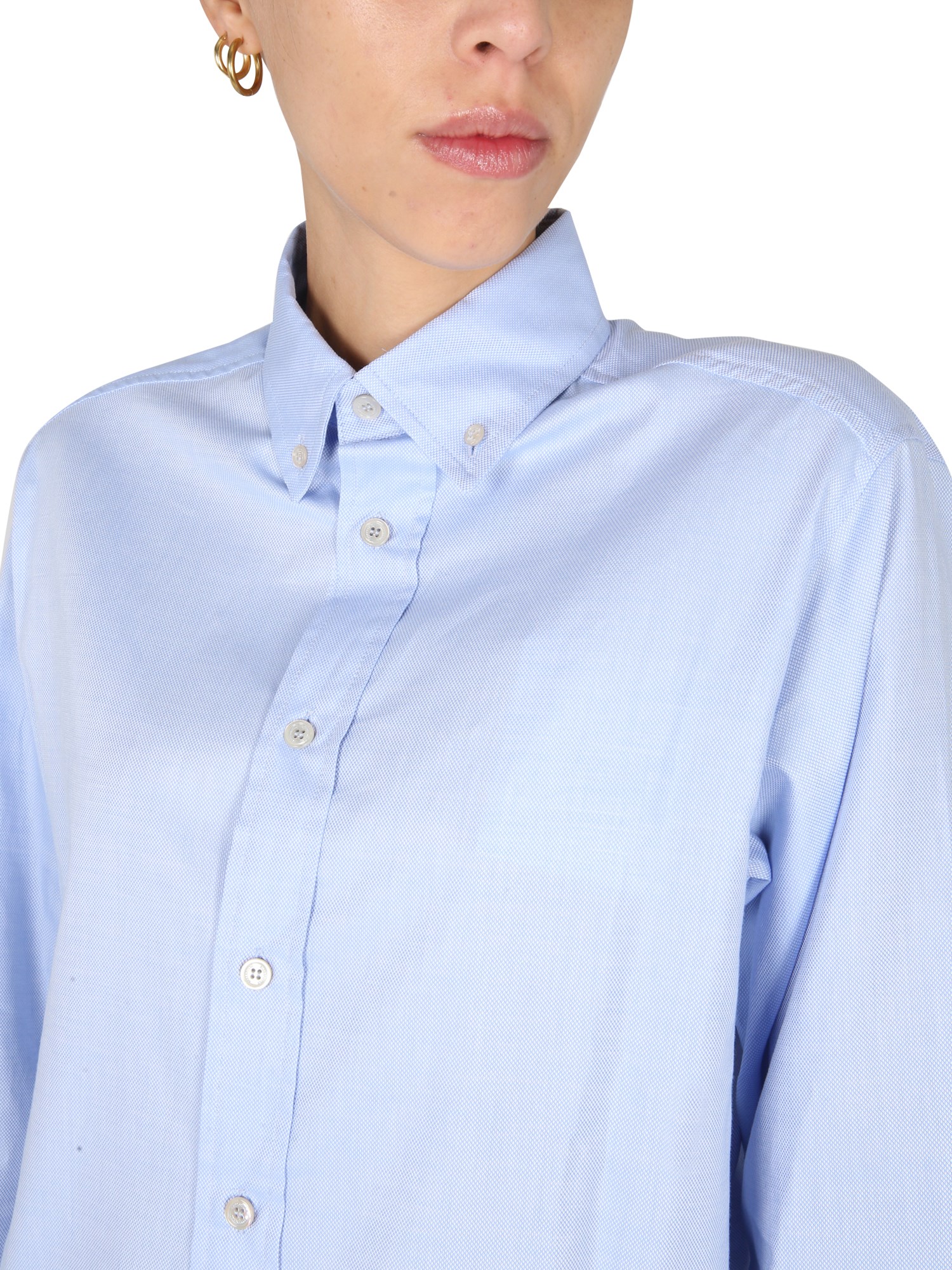 BALLANTYNE    COTTON POPLIN OXFORD SHIRT