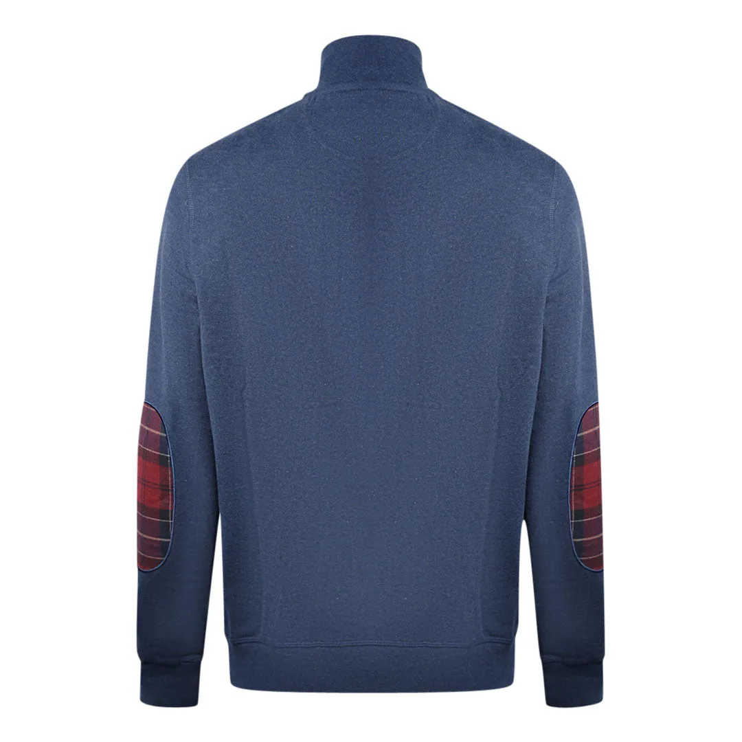 Barbour Starbeck Half Zip Navy Blue Sweatshirt