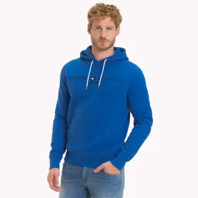 Blue Drawstring Logo Hoodie | Sweatshirts & Hoodies | Tommy Hilfiger