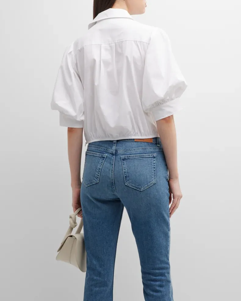 Bomba Shirt White Silky Poplin