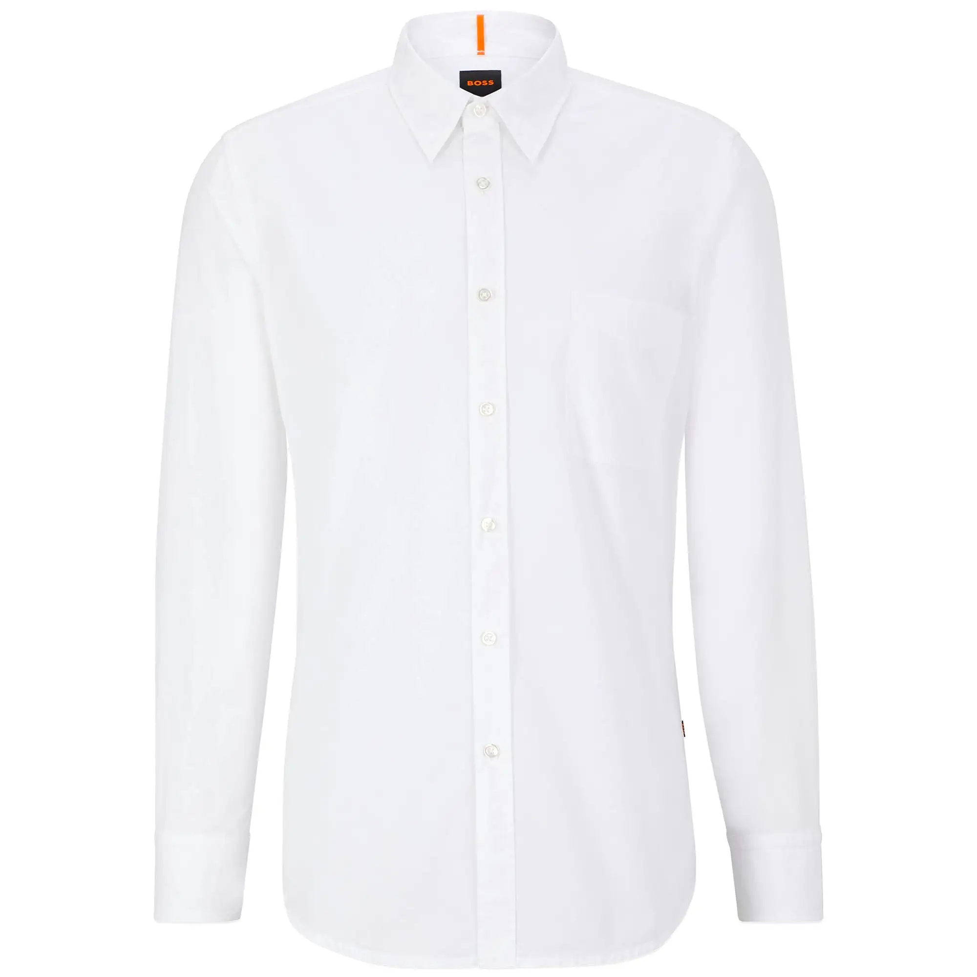 Boss Relegant 6 Poplin LS Shirt - White