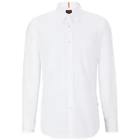 Boss Relegant 6 Poplin LS Shirt - White