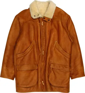 Brown shearling coat | ThriftTale