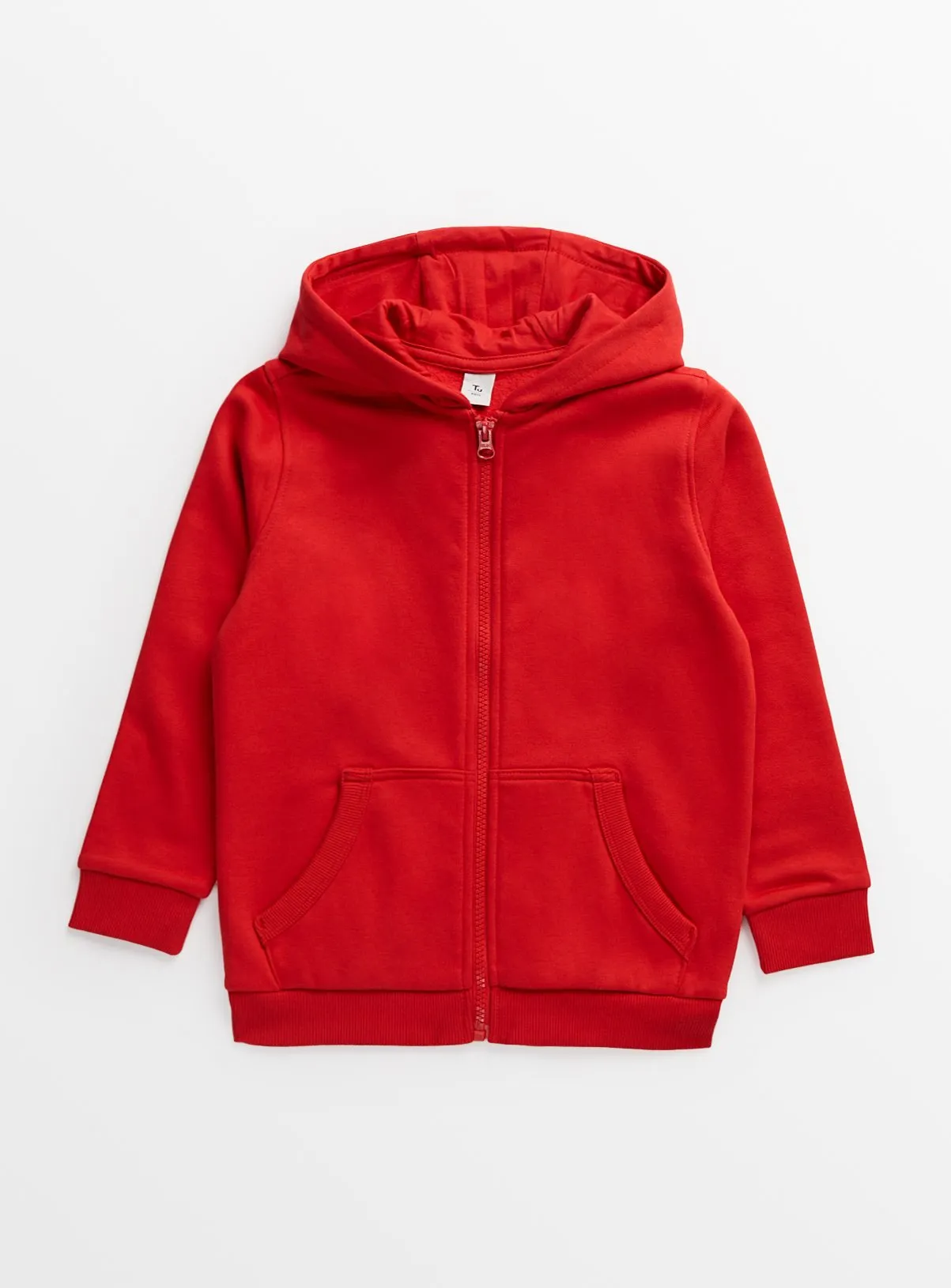 Buy Red Zip-Through Hoodie 13 years | Jumpers and hoodies | Tu