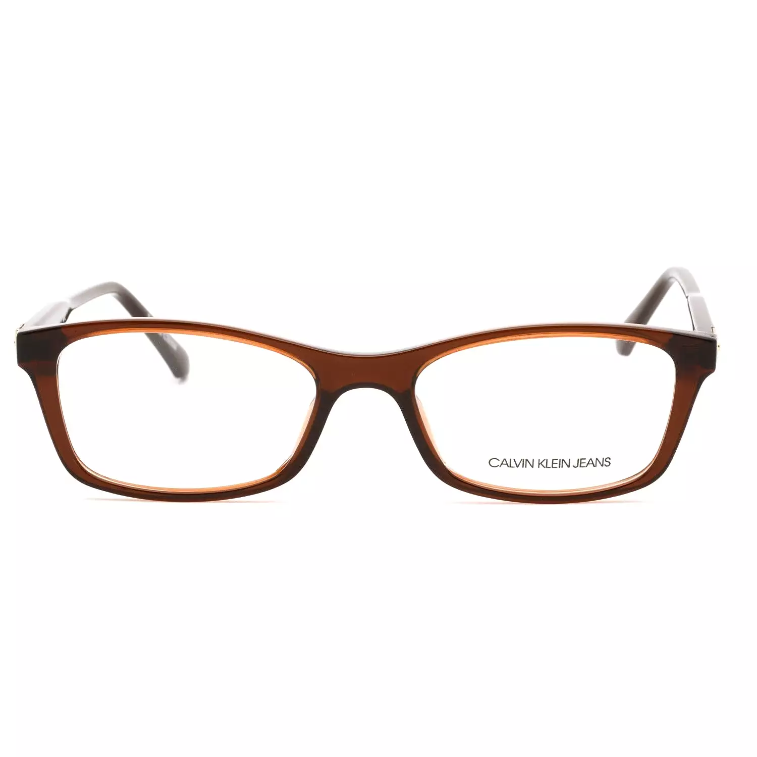 Calvin Klein Jeans CKJ19523 Eyeglasses CRYSTAL BROWN/Clear demo lens