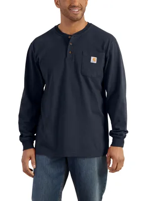 Carhartt Loose Fit Heavyweight Long Sleeve Pocket Henley T-Shirt