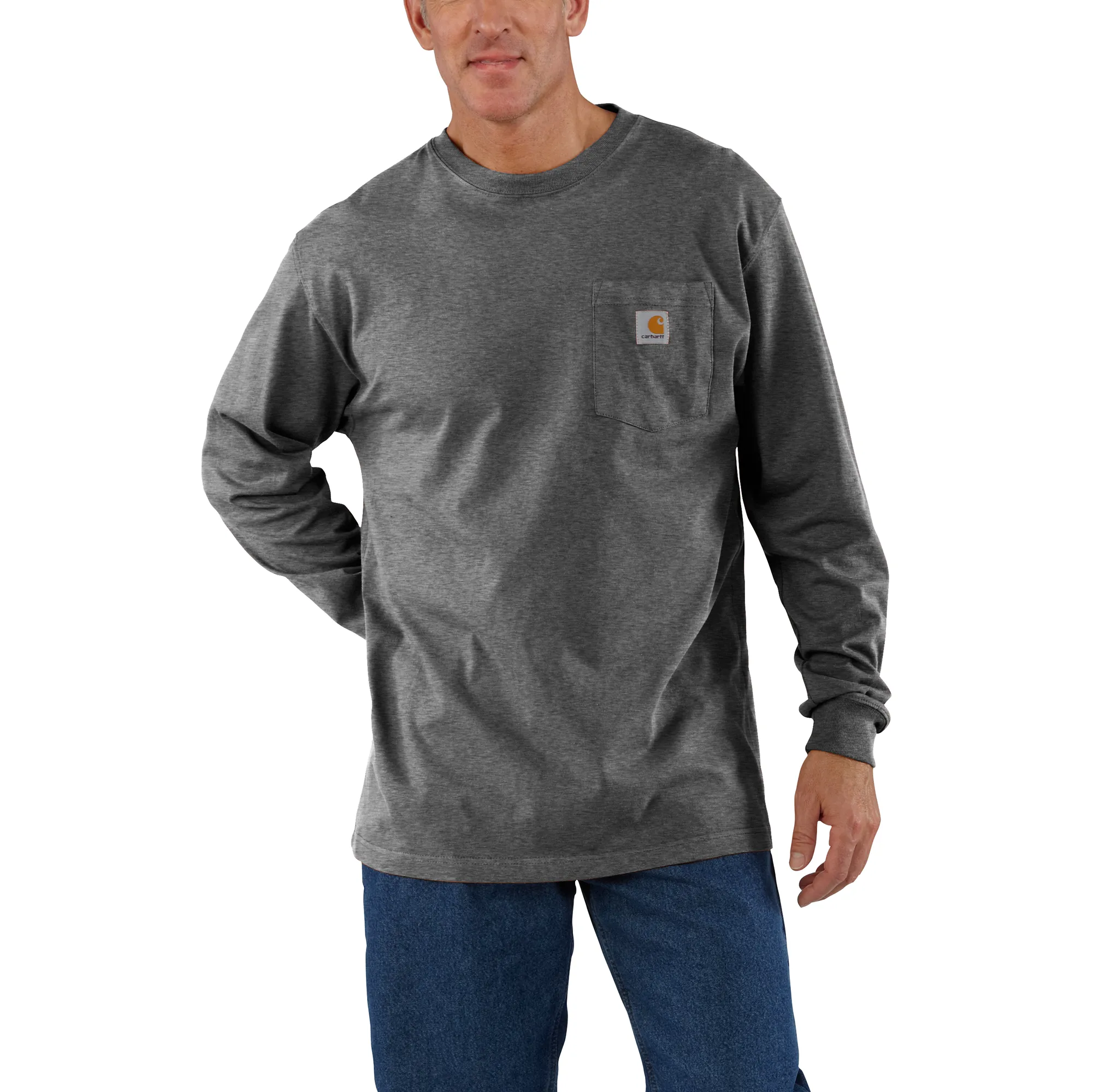 Carhartt Loose Fit Heavyweight Long Sleeve Pocket T-shirt