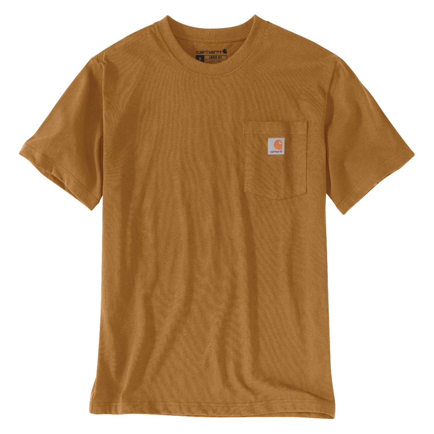 Carhartt Men's Relaxed Fit Heavyweight Pocket C Short Sleeve T-Shirt