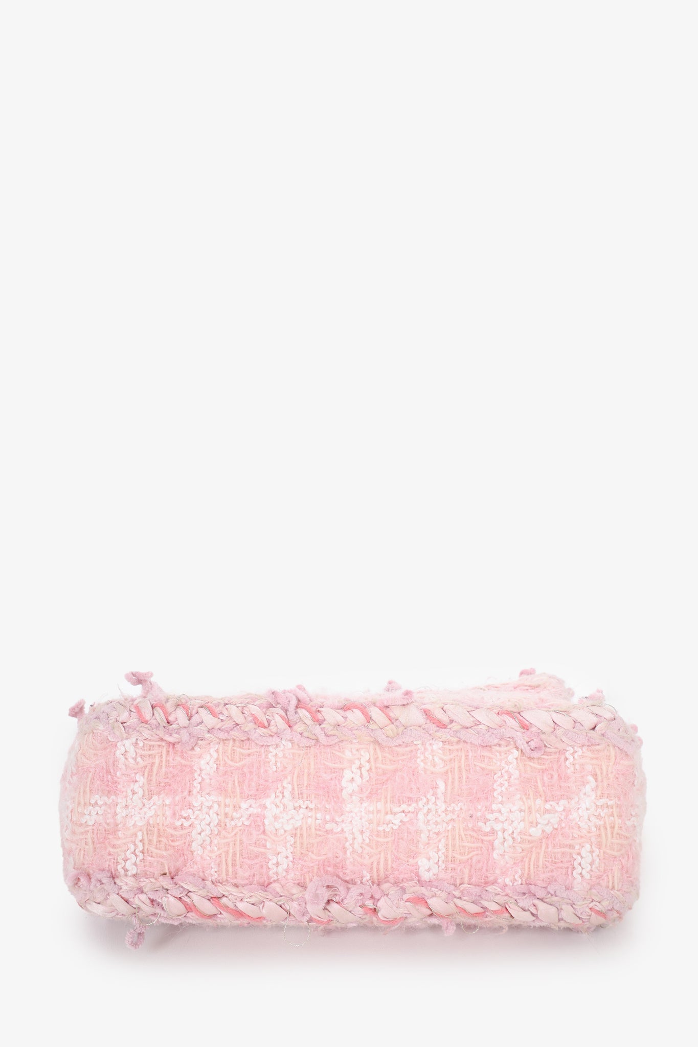 Chanel 2014-15 Pink/White Tweed Reissue 2.55 Square Bag