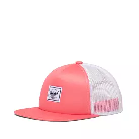 Chapéu Herschel Whaler Mesh Kids Cap Shell Pink/White