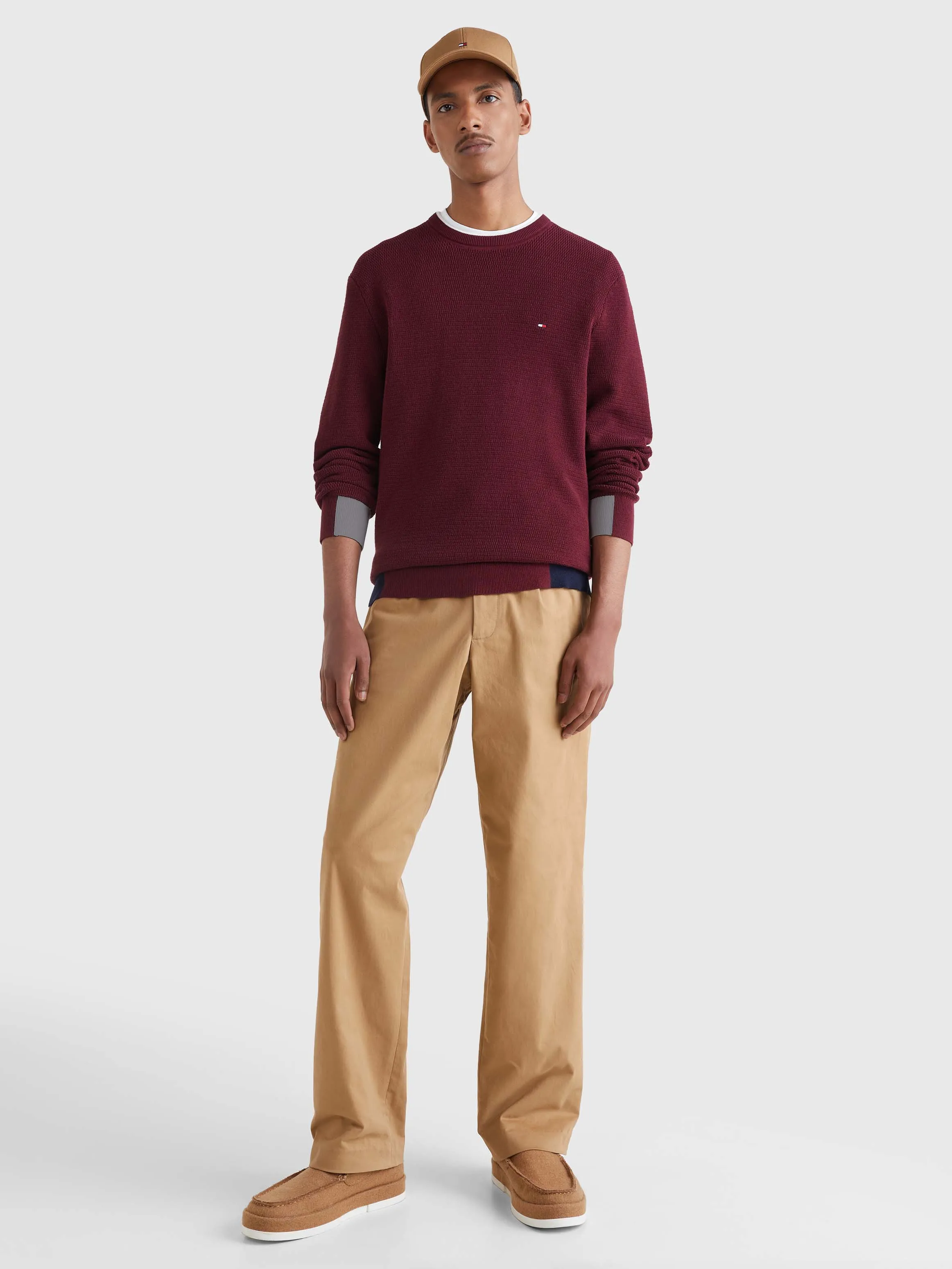 Colour-Blocked Crew Neck Jumper | Sweatshirts & Hoodies | Tommy Hilfiger