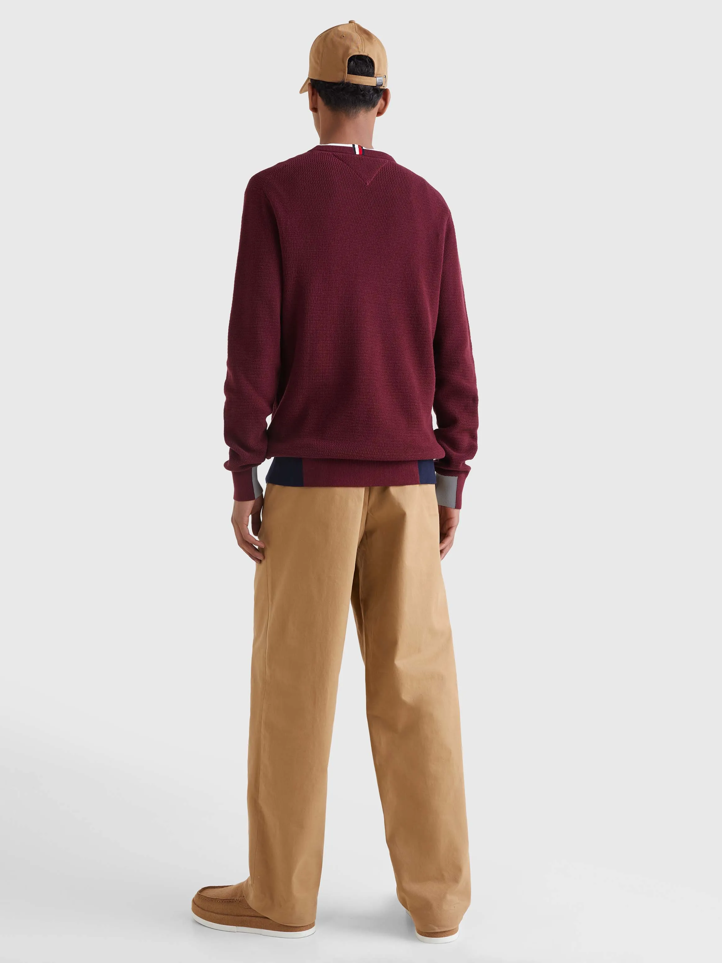 Colour-Blocked Crew Neck Jumper | Sweatshirts & Hoodies | Tommy Hilfiger