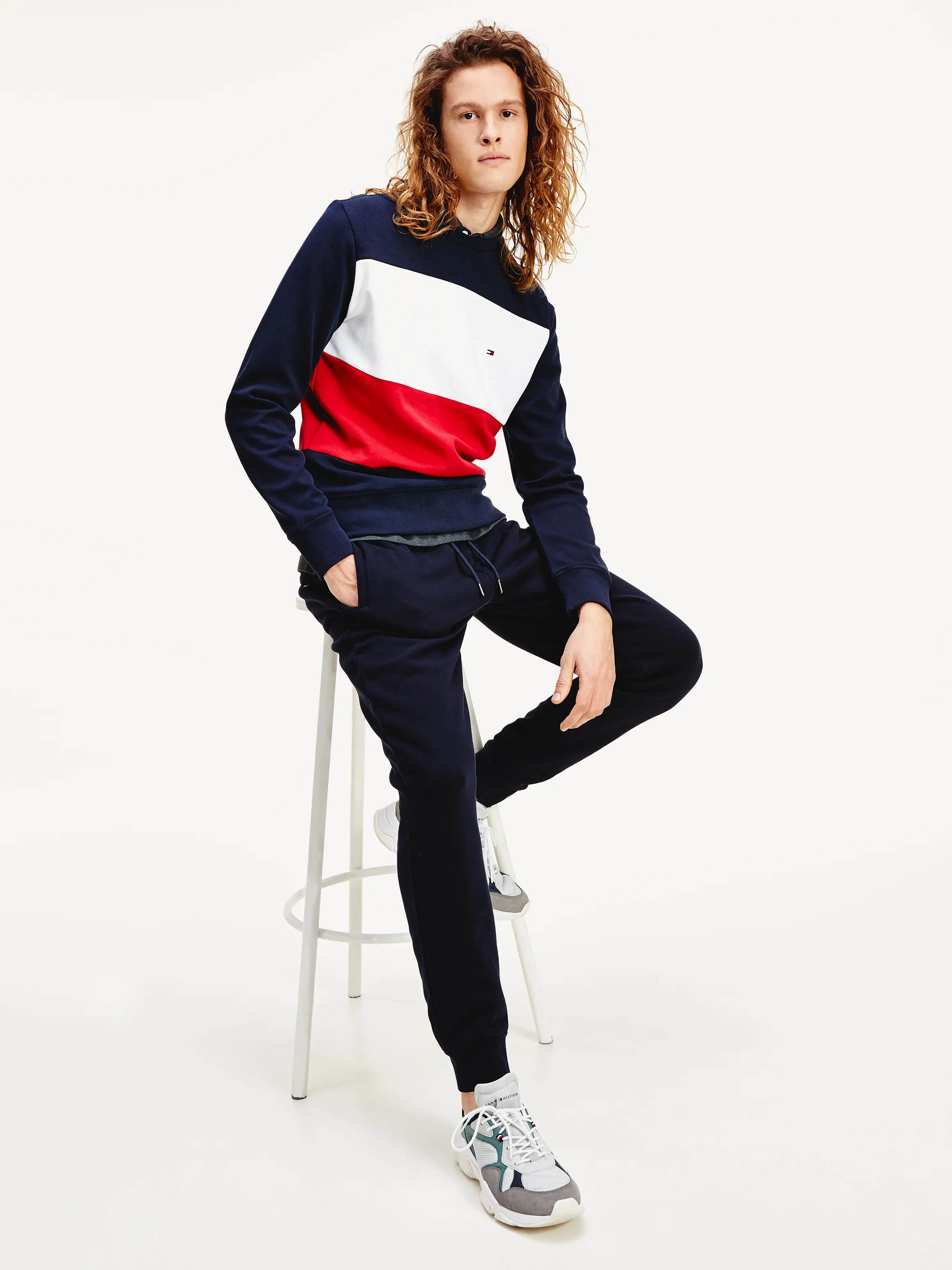 Colour-blocked Sweatshirt | Sweatshirts & Hoodies | Tommy Hilfiger