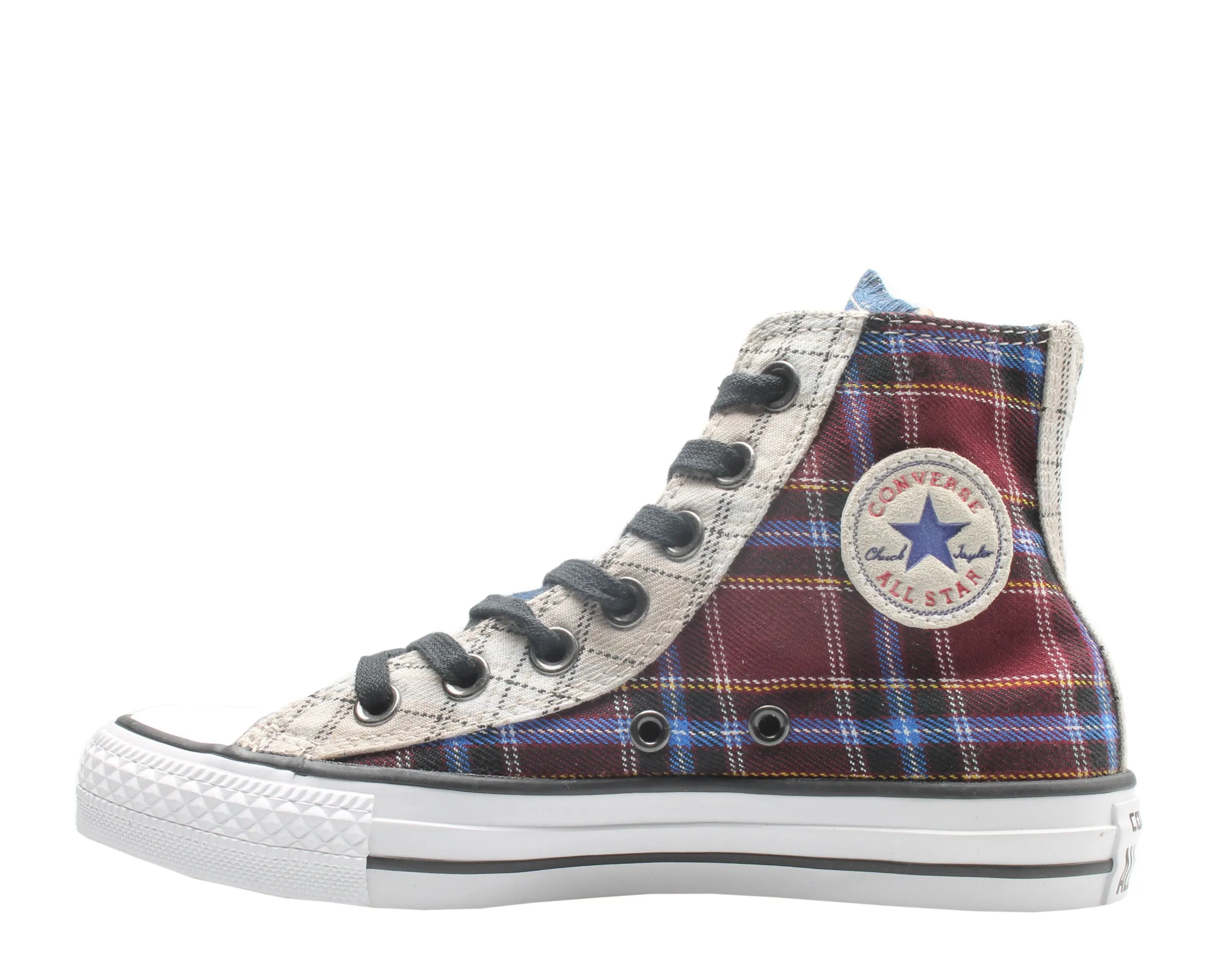 Converse Chuck Taylor All Star Dual Zip Hi Plaid Women's Sneakers