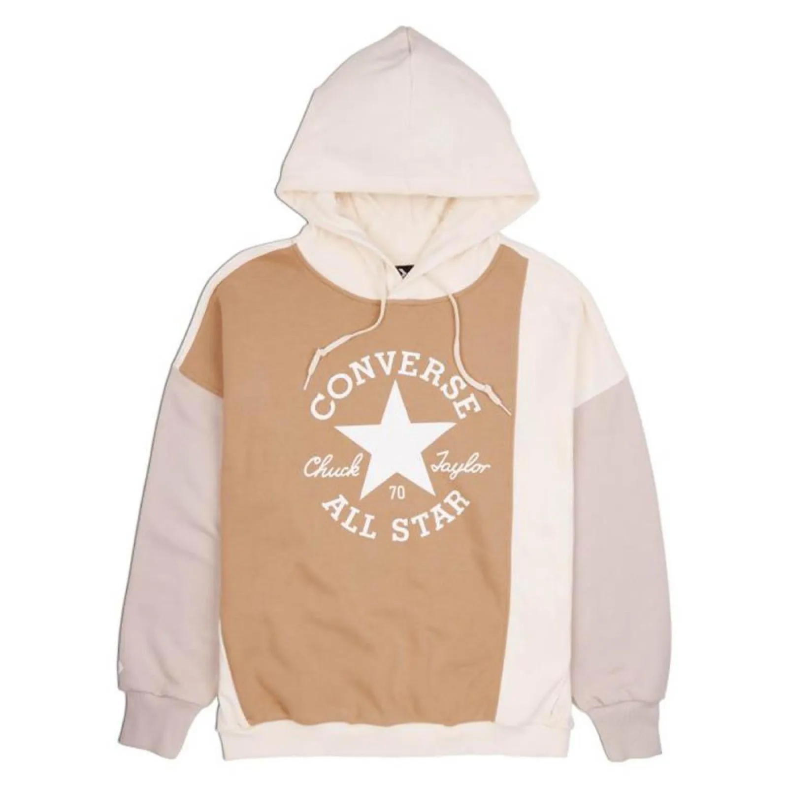 Converse Color Blocked Oversize Women's Hoodie ''Beige''