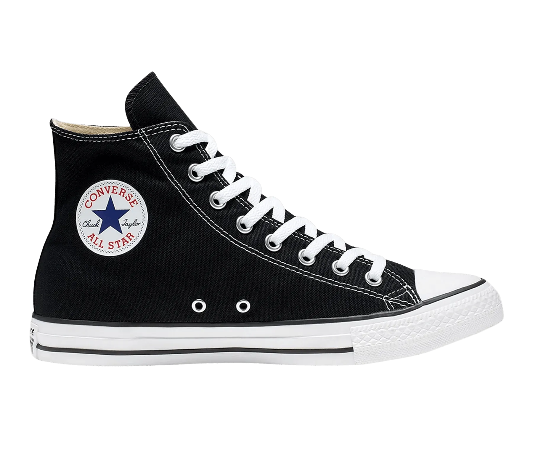 CONVERSE WOMEN'S CHUCK TAYLOR ALL STAR HIGH TOP BLACK/WHITE SHOE