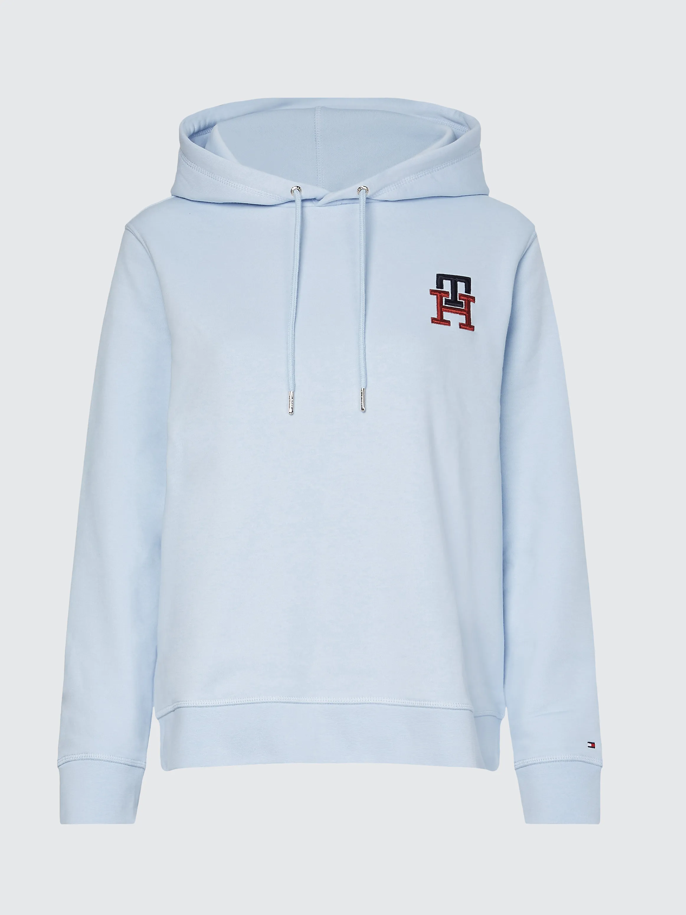 Curve TH Monogram Embroidery Hoodie | Sweatshirts & Hoodies | Tommy Hilfiger