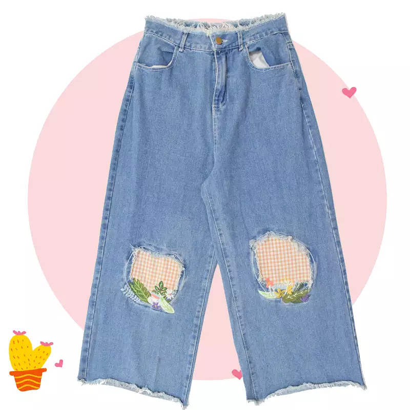 CUTE PICNIC JEANS BY63110