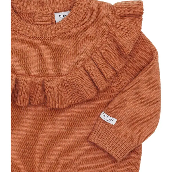 Donsje Amsterdam Mare Sweater, Amber Brown Melange