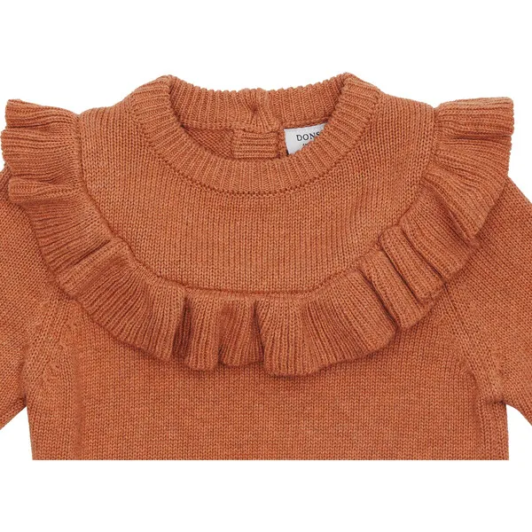 Donsje Amsterdam Mare Sweater, Amber Brown Melange