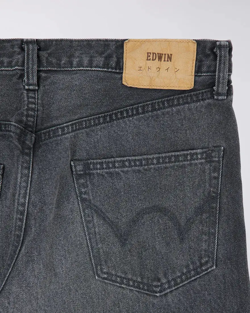 EDWIN Slim Tapered Jeans Black Light Used Made in Japan