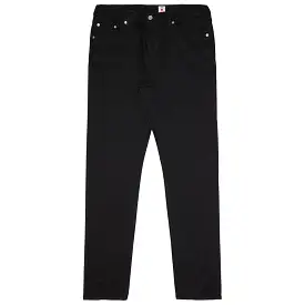 EDWIN Slim Tapered Jeans Black Rinsed Made in Japan