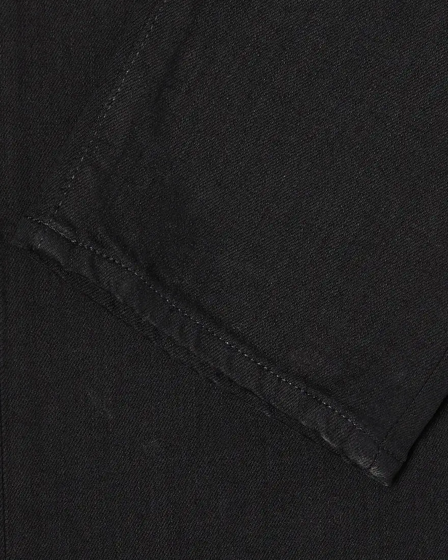 EDWIN Slim Tapered Jeans Black Rinsed Made in Japan