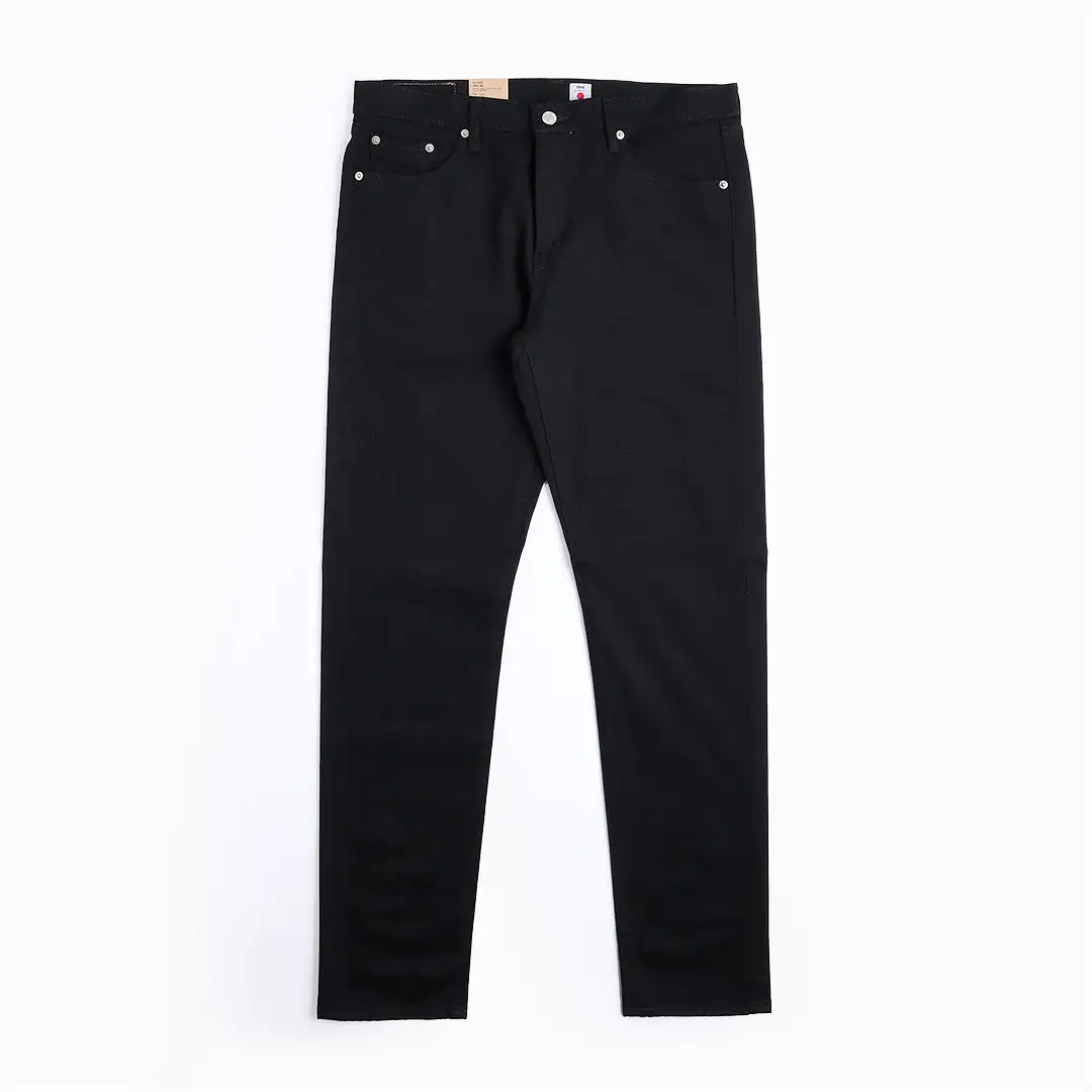 Edwin Slim Tapered Kaihara Black X Black Stretch Jeans