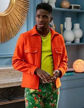 Emily In Paris S02 Samuel Arnold Orange Jacket | Ujackets.com - 40% Off