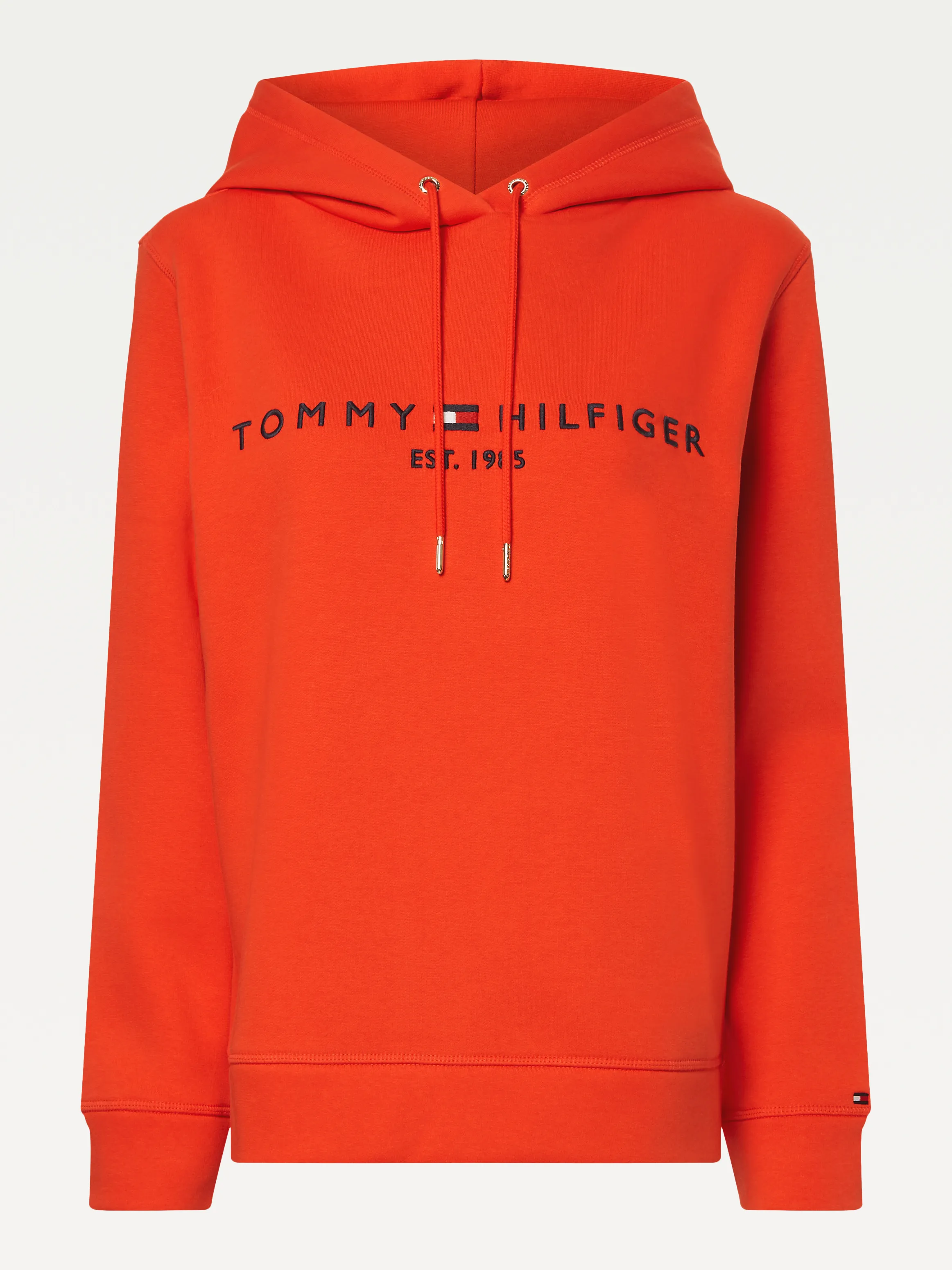 Essential Curve Logo Hoodie  |Sweatshirts & Hoodies | Tommy Hilfiger