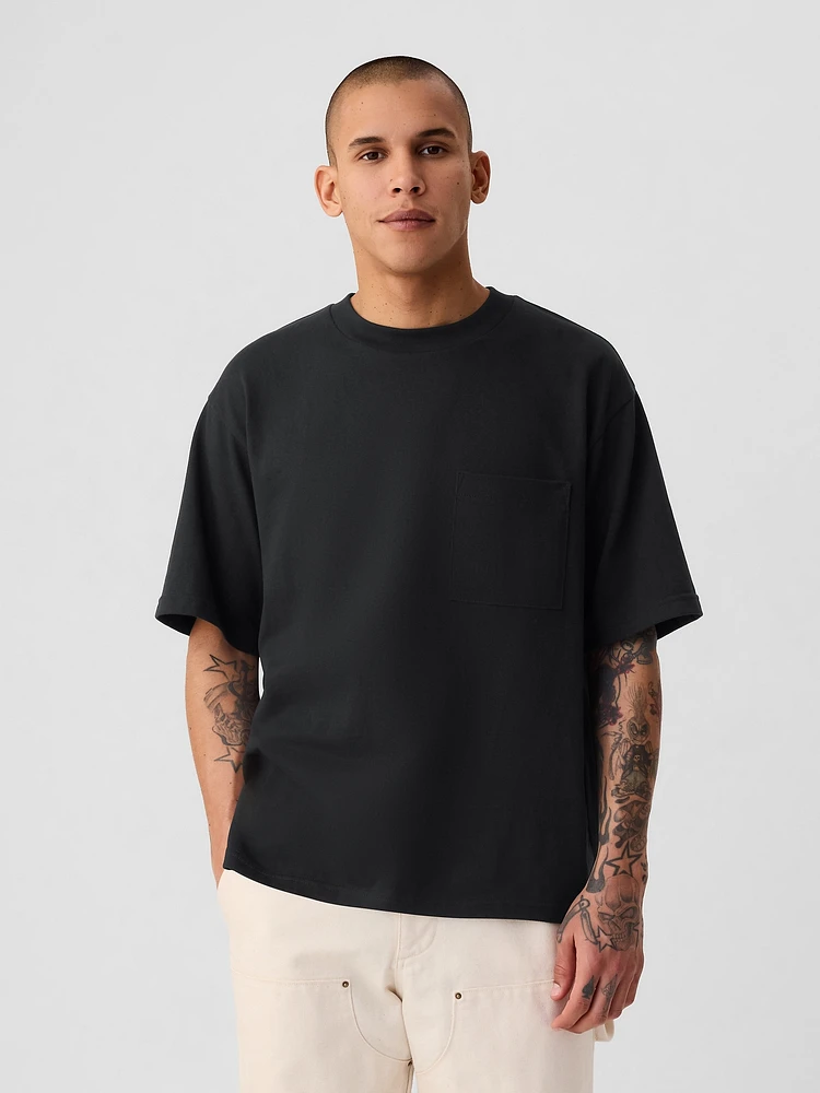 Gap Heavyweight Relaxed Fit Pocket T-Shirt