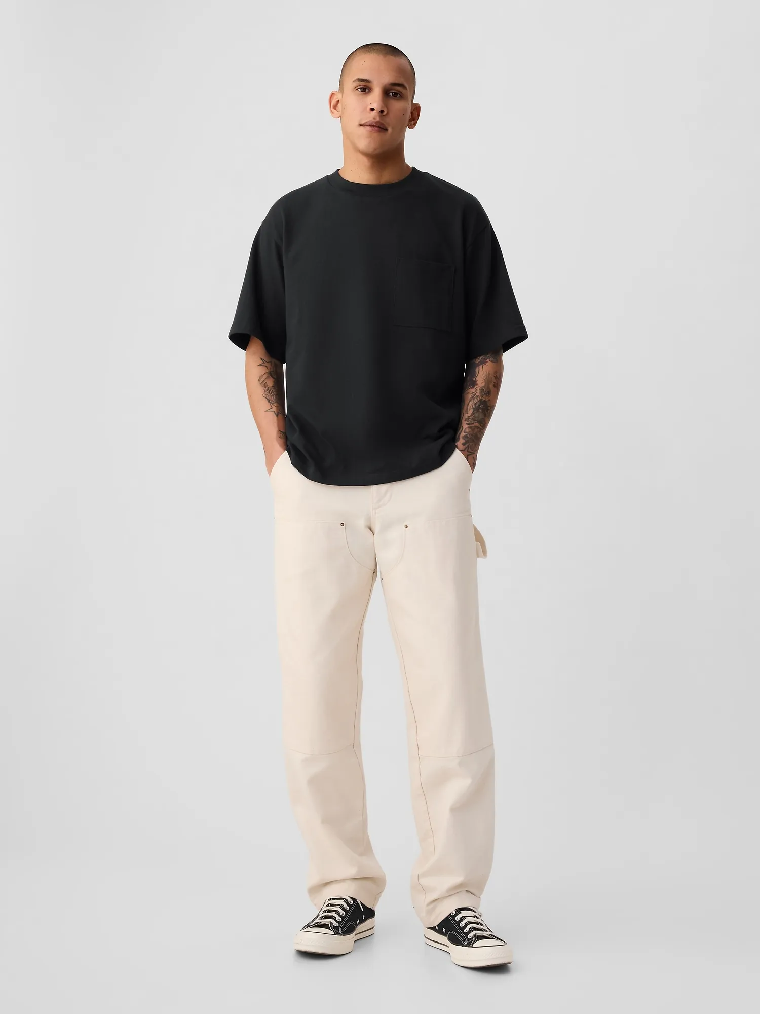 Gap Heavyweight Relaxed Fit Pocket T-Shirt