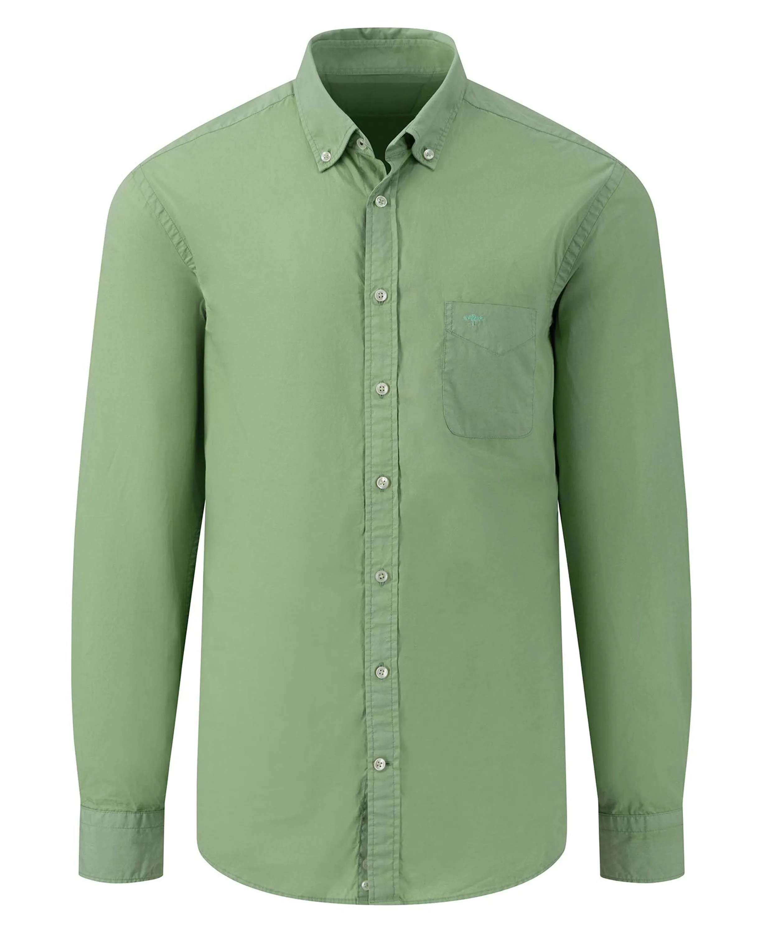 Garment Dyed Poplin Shirt                             Soft Green