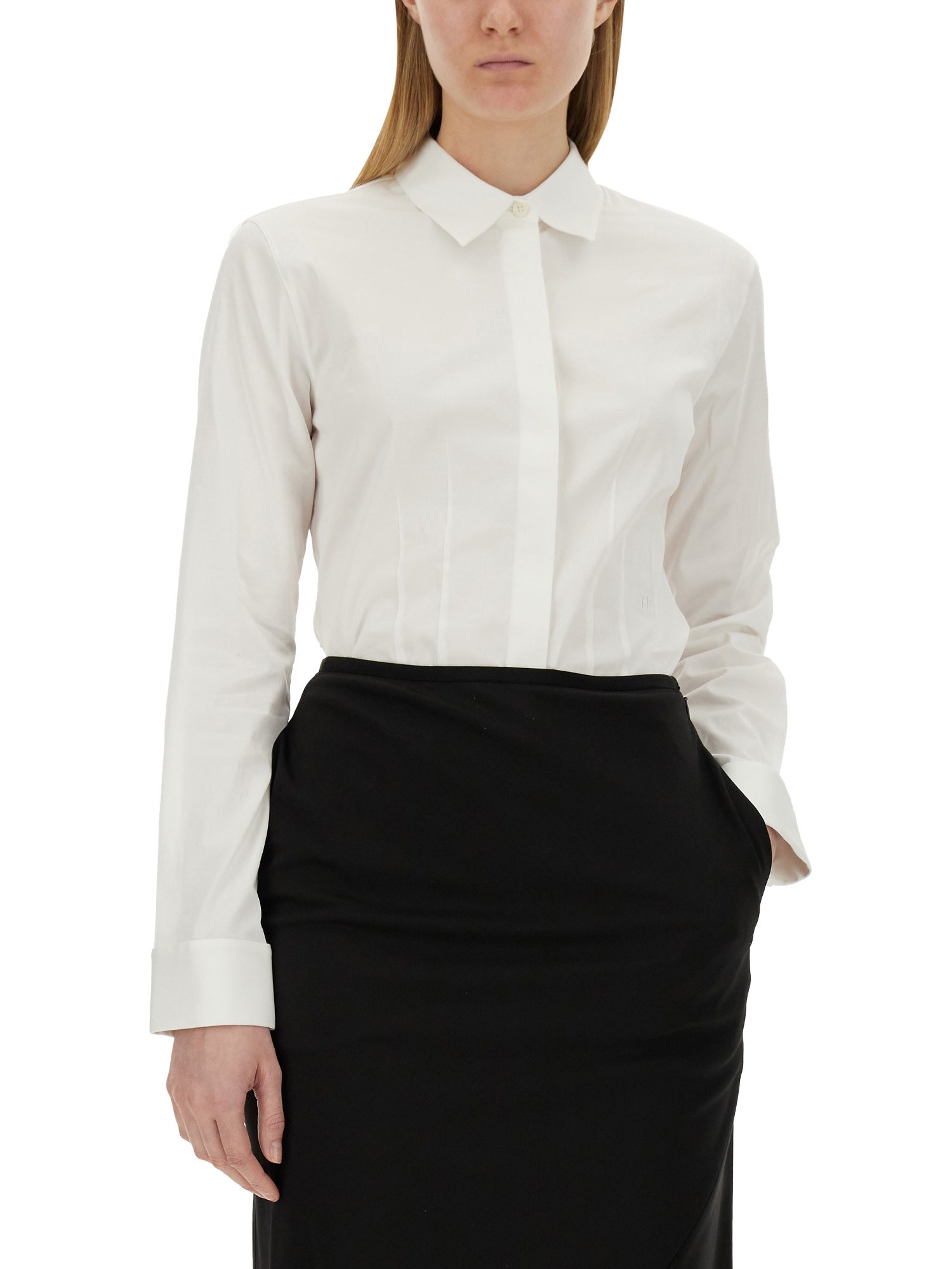 HELMUT LANG    POPLIN FITTED SHIRT