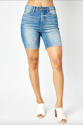 Judy Blue Tummy Control Bermuda Shorts