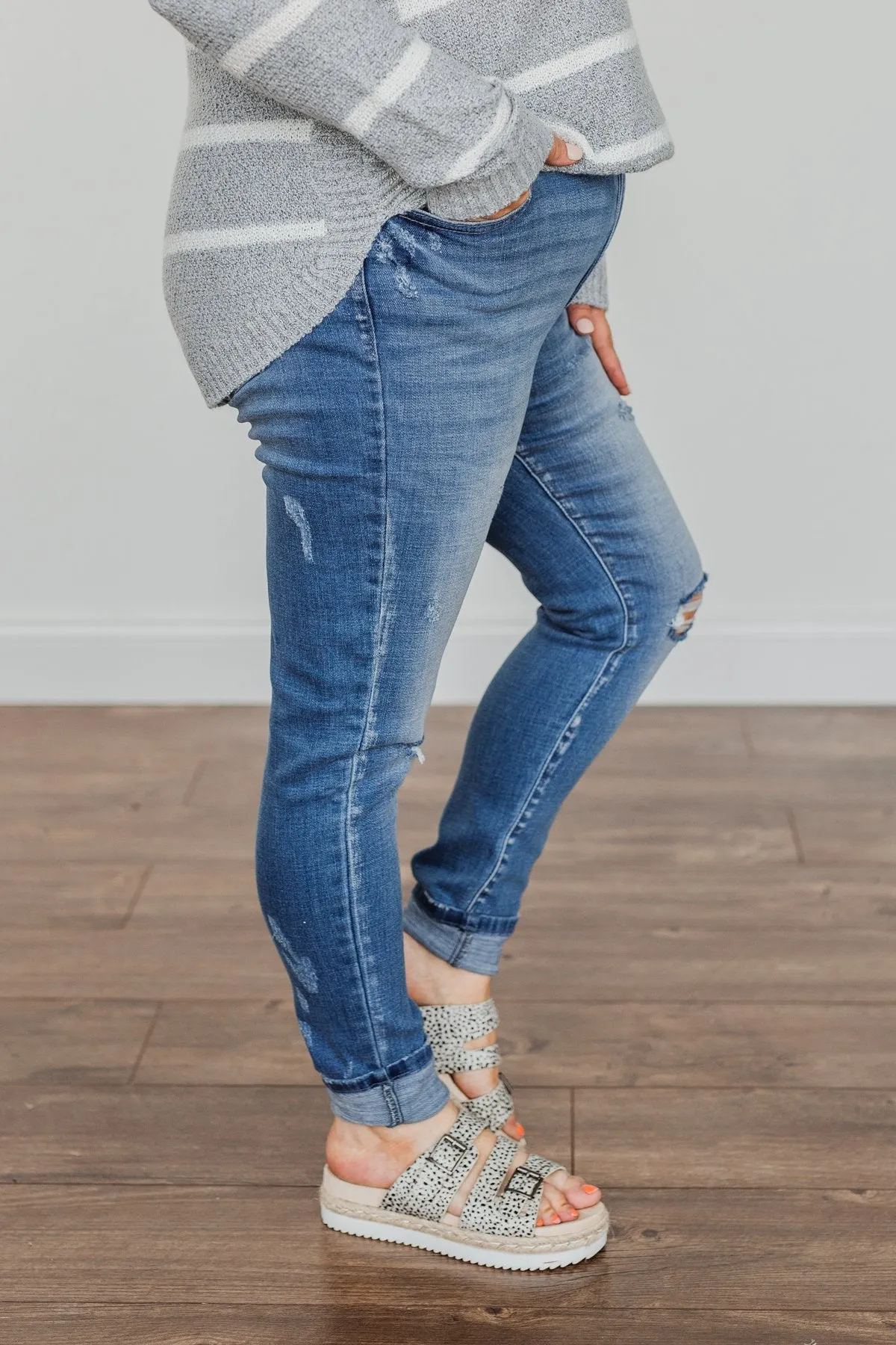 KanCan High-Rise Skinny Jeans- Alexa Wash