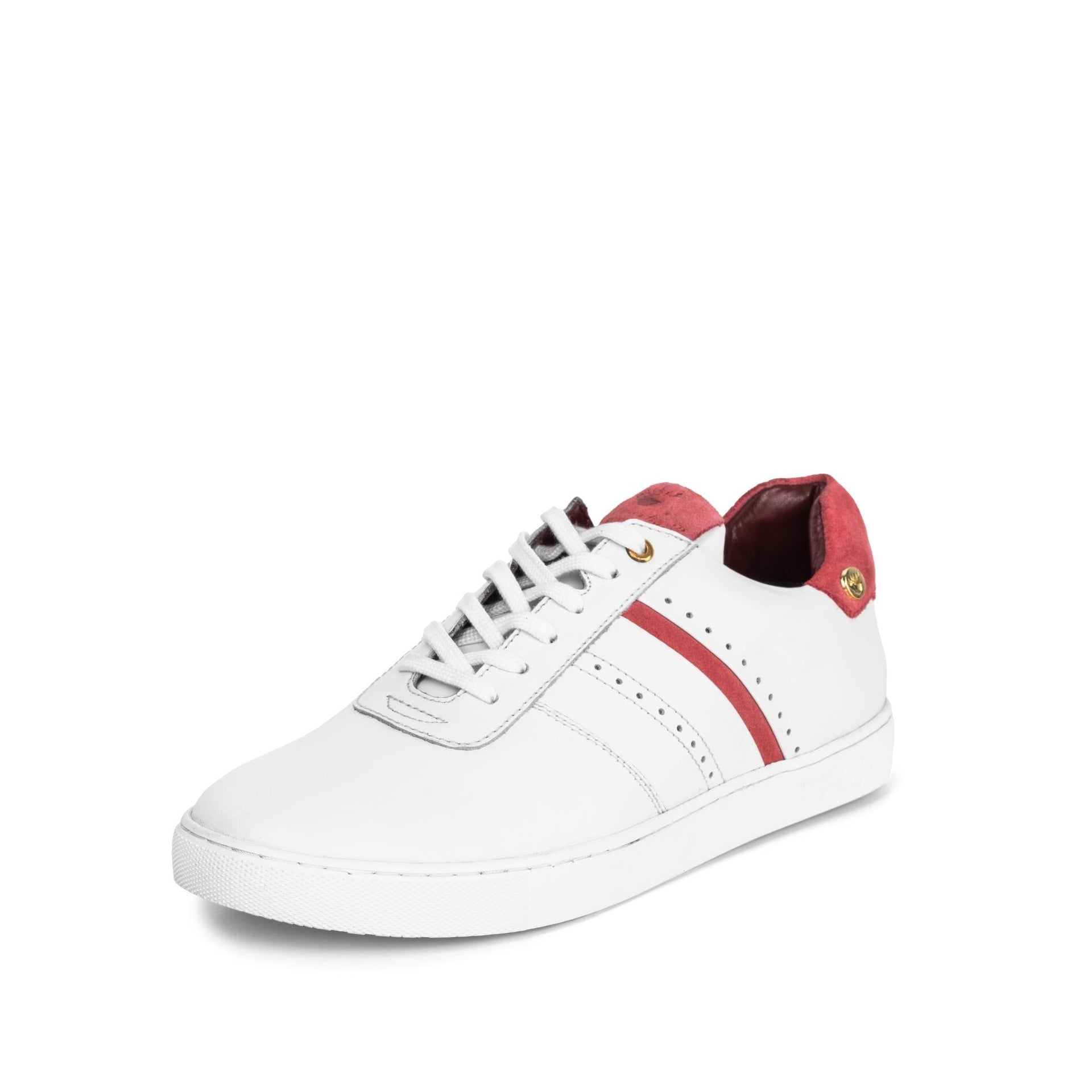 LADIES LOUISE WHITE PINK TRAINER