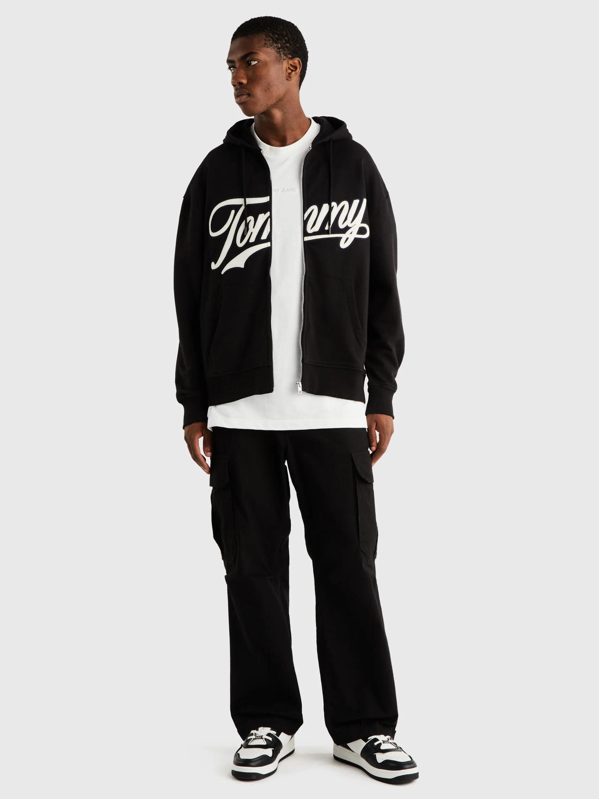 Letterman Zip-Thru Hoodie | Sweatshirts & Hoodies | Tommy Jeans