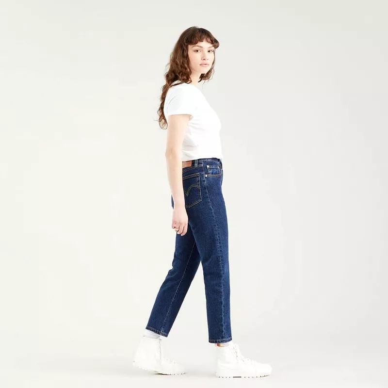 Levi`s 501 Cropped - Salsa Stonewash Blå