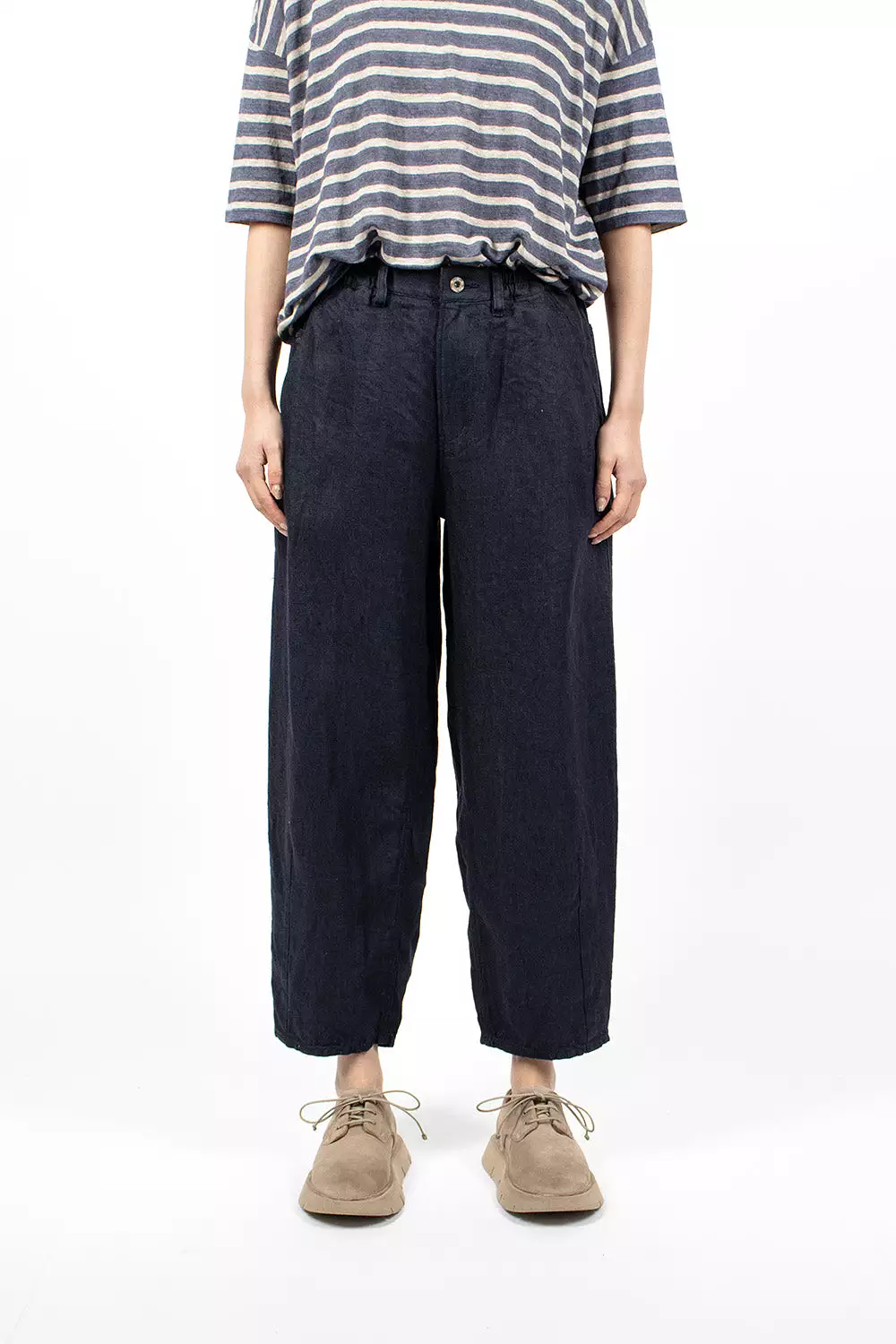 Linen Jeans Navy