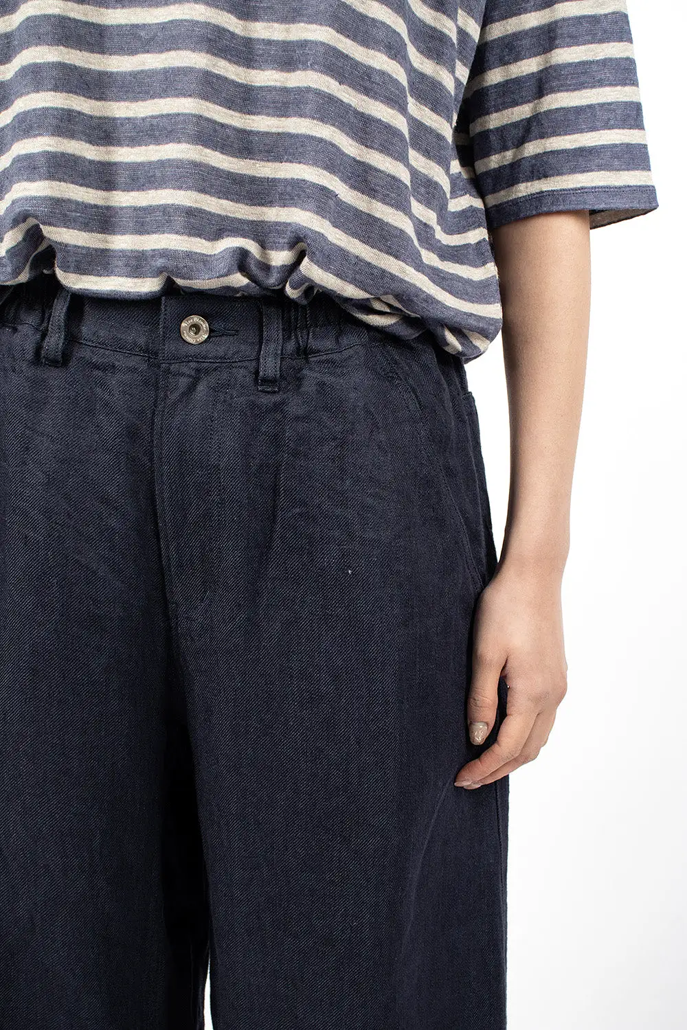 Linen Jeans Navy