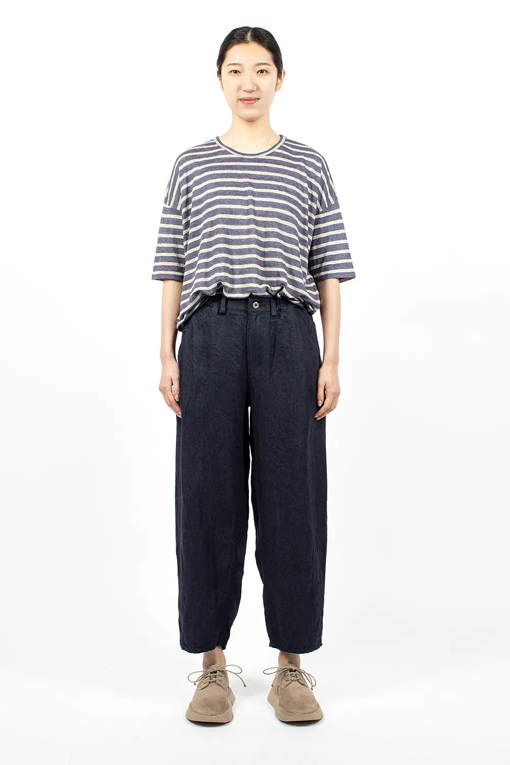 Linen Jeans Navy