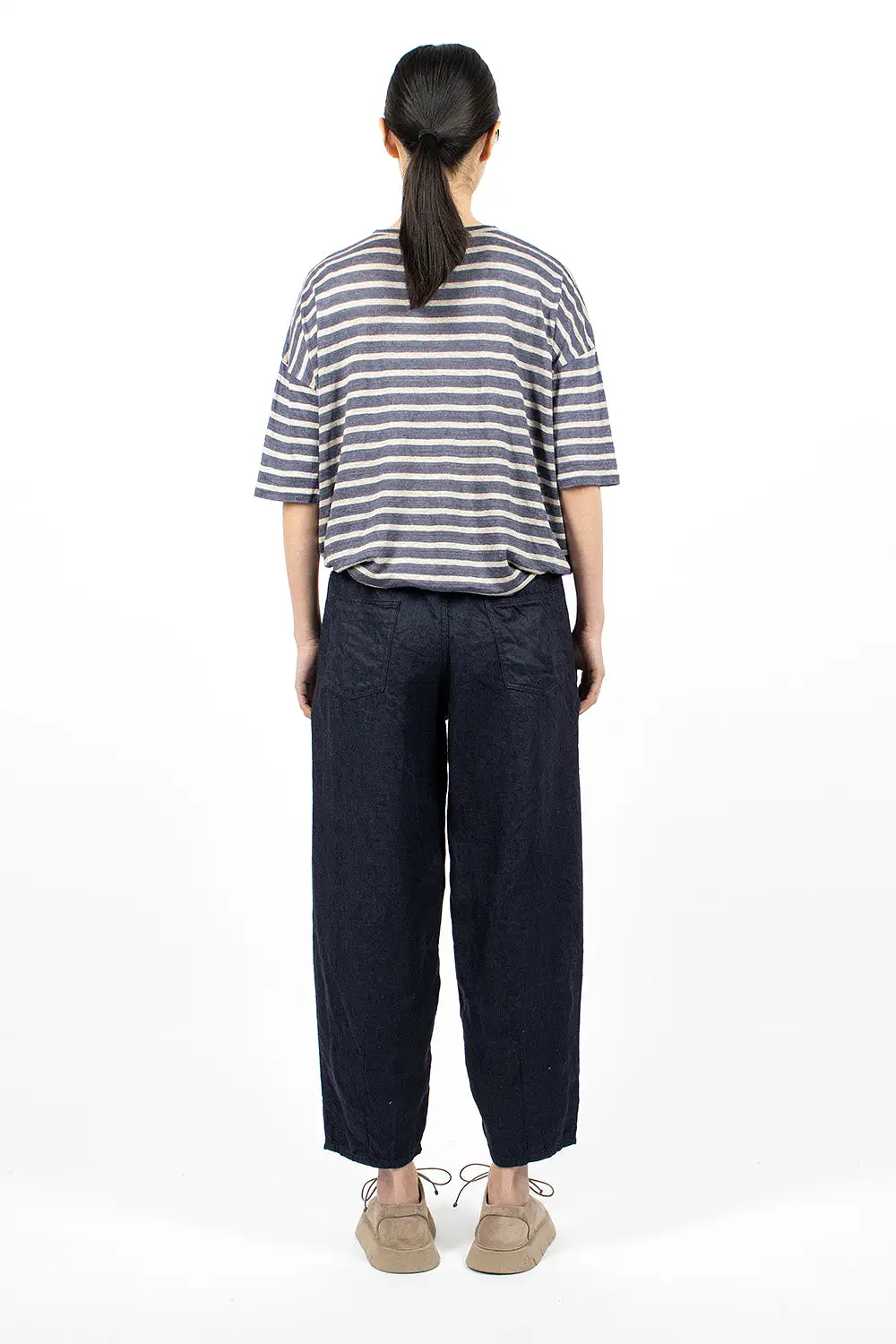 Linen Jeans Navy